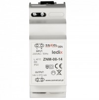 Zamel Блок питания LED 14V DC 8W на DIN-рейку ZNM-08-14 фото