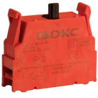 DKC Блок контактный с клеммными зажимами под винт, нормально-открытый ACVL02 фото