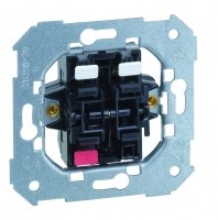 Simon 75 механизмы Двухклавишный кнопочный выключатель на размыкание, 10А 250В, S82,82N,88 75395-39 фото
