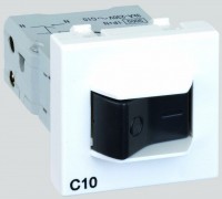 Simon Connect Термомагнитный автомат 10A, K45, 45x45мм, белый K106A-9 фото
