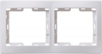 IEK Рамка двухместная вертикальная Кварта белый EMK21-K01-DM фото