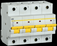 IEK Автоматический выключатель ВА47-150 4Р 63А 15кА характеристика D MVA50-4-063-D фото