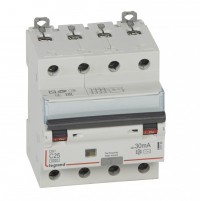 Legrand DX3 Дифференциальный автоматический выключатель 4P 25А (С) 30MA-AC 411188 фото