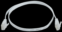 IEK ITK Коммутационный шнур плоский категория6 UTP 0,5м белый PC08-C06U-D05M-FL фото