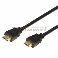 REXANT Шнур HDMI - HDMI, длина 1,5 метра, (GOLD) (PE пакет) PROconnect 17-6203-8 фото