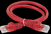 IEK ITK Коммутационный шнур (патч-корд), кат.5Е UTP, 1,5м, красный PC04-C5EU-1M5 фото