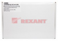 REXANT HDMI удлинитель по витой паре RJ-45(8P-8C) кат. 5е/6, передатчик+приемник 17-6906 фото