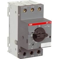 ABB MS116-25 15кА Автоматический выключатель с регулир. тепловой защитой 20A-25А Класс тепл.расц.10 1SAM250000R1014 фото