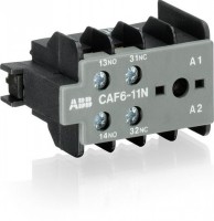 ABB CAF 6-11E Контакт дополнительный фронтальный 1НО+1НЗ для В6, В7 GJL1201330R0002 фото