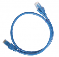 IEK  ITK Коммутационный шнур (патч-корд), кат.5Е UTP, 0,5м, синий PC03-C5EU-05M фото
