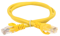 IEK ITK Коммутационный шнур (патч-корд), кат.5Е UTP, 1м, желтый PC05-C5EU-1M фото