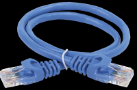 IEK ITK Коммутационный шнур (патч-корд), кат.5Е UTP, 5м, синий PC03-C5EU-5M фото