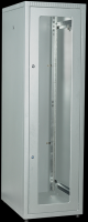 IEK ITK Шкаф LINEA E 33U 600х600мм двери 2шт стеклянные и металлические серый LE35-33U66-GM фото