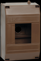 IEK Бокс КМПн 1/4 для 4-х автоматический выключатель наружной установки (Дуб) MKP31-N-04-30-135-D фото