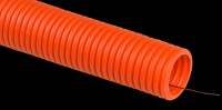 IEK ELASTA Труба гофрированная ПНД d50 с зондом оранжевая тяжелая (15м) CTG21-50-K09-015 фото