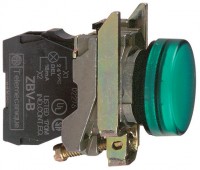 SE XB4 Лампа сигнальная зеленая светодиодная 24В XB4BVB3 фото