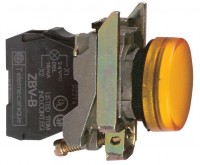 SE XB4 Лампа сигнальная желтая светодиодная 24В XB4BVB5 фото