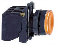SE XB5 Кнопка с возвратом желтая с подсветкой 24В XB5AW35B5 фото