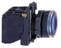 SE XB5 Кнопка с возвратом синяя с подсветкой 24В XB5AW36B5 фото