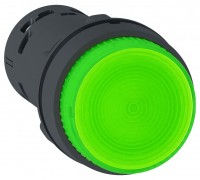 Schneider Electric XB7 Кнопка 22мм 230В зеленая с подсветкой XB7NJ03M1 фото