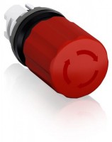 ABB MPET3-10B Кнопка красная (только корпус) ГРИБОК отп. поворачиванием 30мм 1SFA611520R1001 фото