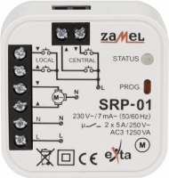 Zamel Exta Контроллер локального+центрального управления жалюзи (230В/5А), в монт. коробку SRP-01 фото