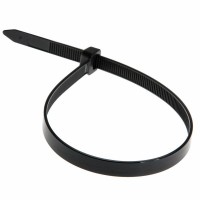 REXANT Хомут-стяжка кабельная нейлоновая  250 x7,6 мм, черная, упаковка 100 шт. 07-0253 фото