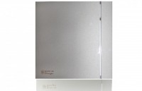 S&P SILENT DESIGN Серебряный Вентилятор с таймером 80 куб.м/ч, 8 Вт, 100 мм, малошумный SILENT-100 CRZ SILVER DESIGN фото