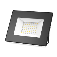 Gauss Прожектор светодиодный LED 50W 3350lm IP65 3000К черный 1/40 613527150 фото