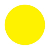 Наклейка информационный знак «Желтый круг» d - 150 мм 56-0014 фото