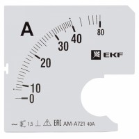 EKF Шкала сменная для A721 40/5А-1,5 PROxima s-a721-40 фото