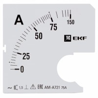 EKF Шкала сменная для A721 75/5А-1,5 PROxima s-a721-75 фото