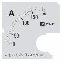 EKF Шкала сменная для A721 150/5А-1,5 PROxima s-a721-150 фото