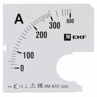 EKF Шкала сменная для A721 300/5А-1,5 PROxima s-a721-300 фото