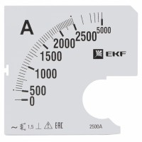 EKF Шкала сменная для A961 2500/5А-1,5 PROxima s-a961-2500 фото