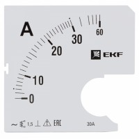 EKF Шкала сменная для A961 30/5А-1,5 PROxima s-a961-30 фото