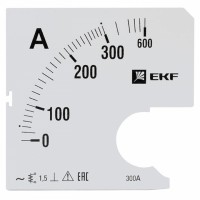 EKF Шкала сменная для A961 300/5А-1,5 PROxima s-a961-300 фото