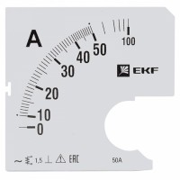 EKF Шкала сменная для A961 50/5А-1,5 PROxima s-a961-50 фото