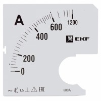 EKF Шкала сменная для A961 600/5А-1,5 PROxima s-a961-600 фото