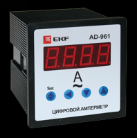 EKF Амперметр AD-961 цифровой на панель (96х96) однофазный  PROxima ad-961 фото