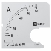 EKF PROxima Шкала сменная для A721 60/5А-1,5 s-a721-60 фото
