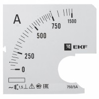 EKF PROxima Шкала сменная для A961 750/5А-1,5 s-a961-750 фото