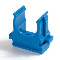 Промрукав Крепёж-клипса для труб АБС-пластик синяя д16 в малой упаковке (10шт/1000шт уп/кор) PR13.0060 фото