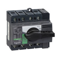 Schneider Electric Interpact INS/INV Выключатель-разъединитель 4P 80А рукоятка спереди 28905 фото