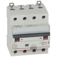 Legrand DX3 Дифференциальный автоматический выключатель 4P 20А (С) 300MA-AC 411206 фото