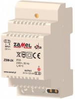 Zamel Блок питания стабилизированный 230VAC/24VDC 125мА IP20 на DIN рейку 3мод ZSM-24 фото