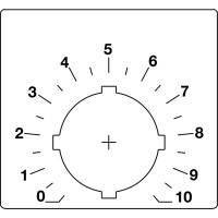 ABB Шильдик для потенциометра (со шкалой) SK615562-88 фото