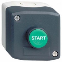 SE Пост кнопочный, кнопка зеленая с возвратом XALD103 фото