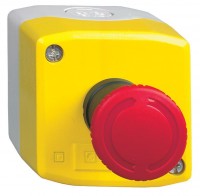 SE Пост кнопочный, кнопка красная, аварийный останов XALK178E фото