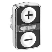 SE Головка кнопки двойная с маркировкой + LED ZB4BW7A1715 фото